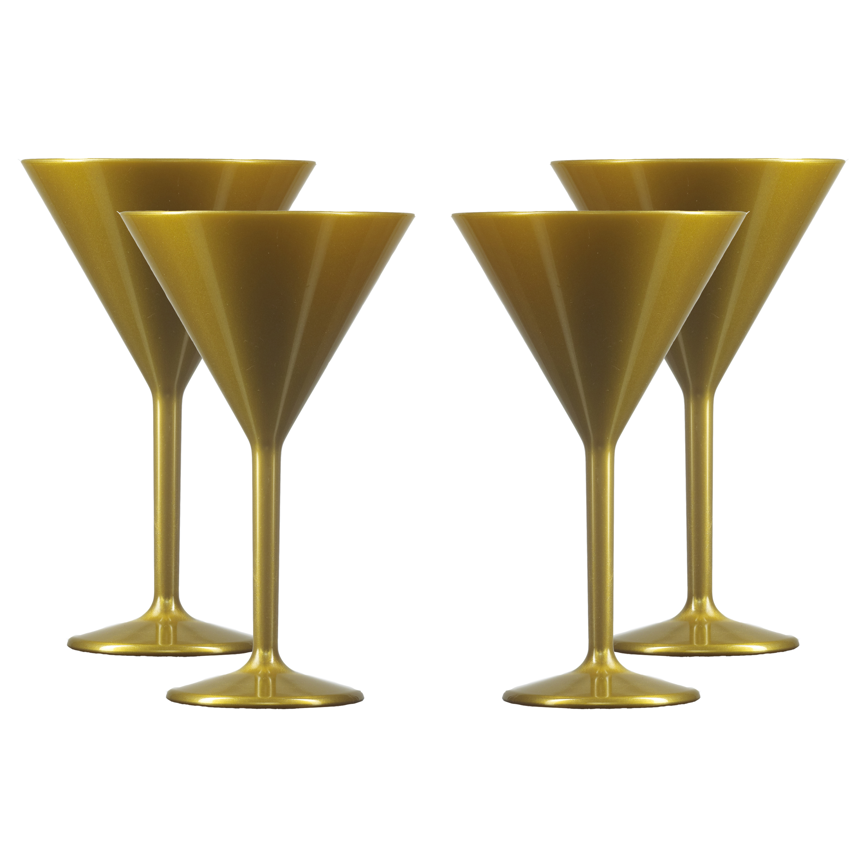 Polycarbonate Plastic Martini Glass Pack of 4 